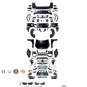 Kit de Mejora para SUV W167 GLE53/GLE63, Kit de Carrocería con Faros Delanteros y Traseros y Guardabarros Traseros para Parachoques W166 ML/GLE 2012-2019 - Product Image 2