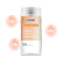 Comprimés de Vitamine B Complexée Formule Personnalisée Enrichis en Vitamine B1, B6, B12 – Complément Alimentaire Quotidien pour Adultes et Adolescents