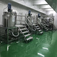 Mélangeur Homogénéisateur Industriel GF Cosmétique pour Gel Douche Savon Liquide Lavage Mains Réservoir de Mélange Détergent Liquide Vaisselle Machine de Fabrication de Savon