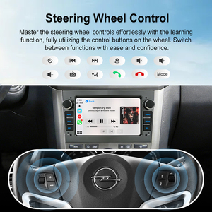 Rhythm Car Stereo For Opel Vectra C Meriva Signum Vivaro Tigra 2004 2012 Ahd <b>Reverse</b> <b>Camera</b> Steering Wheel Control - Product Image 4