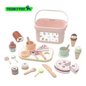 Kinder Afternoontea Simulatie Gebak Snijden Gelukkige Verjaardag Cadeau Huishoudelijk Keukenspeelgoed Afternoontea Set