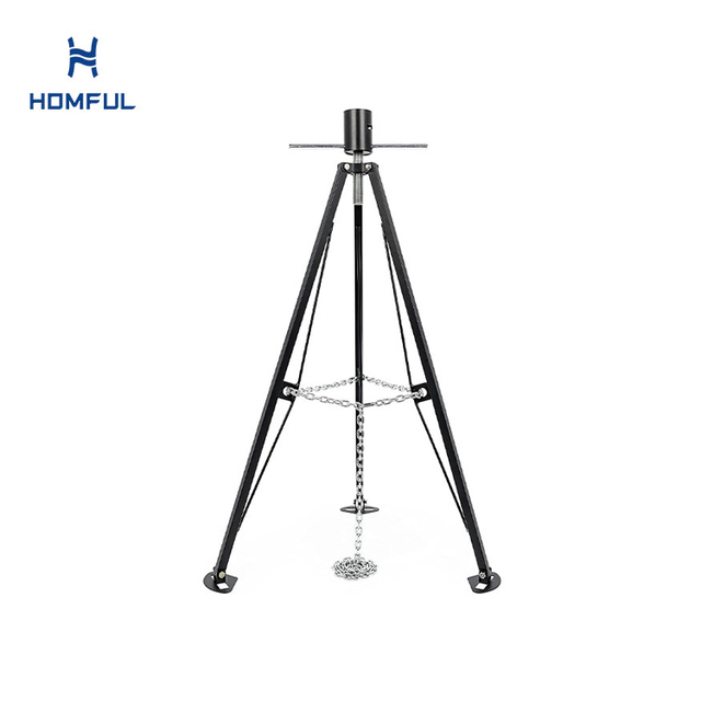 HOMFUL Adjustable Tripod Jack 5th Wheel Stabilizer With 5000 Lbs Load