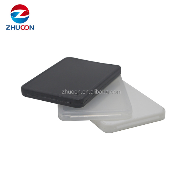 SD Card Storage 7.5mm Card Case 0.5 Gram Slim Container Locks Packaging Box clear