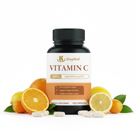 Capsules de Vitamine C en Gros de Marque Privée OEM 100% Haute Pureté avec Acide Ascorbique