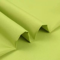 Tissu Pongee 100% Polyester Teint, Léger, Imperméable, Tissé, Biologique, de Haute Qualité, 240T 75D*75D, Certifié Oeko-Tex, pour Filles