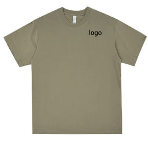 Camiseta de Manga Corta para Hombre, Estilo Holgado, Marca Moderna, Algodón Puro, Hombros Caídos - Product Image 5