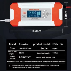 Chargeur de <span class=keywords><strong>batterie</strong></span> au plomb intelligent 60V à impulsions pour réparation, 12V10A pour vélo électrique et scooter 24V5A, entièrement intelligent, vente en gros - Product Image 2