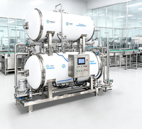 Autoclaves de stérilisation à vapeur pour aliments, machines de stérilisation alimentaire, autoclaves de retorte
