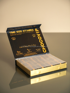 Bán buôn New arrivals tùy chỉnh bao bì Hộp Quà Tặng bìa VIP tê giác sô cô la nam Choco với dập nổi - Product Image 4