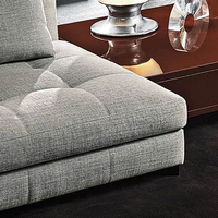 Tissu d'ameublement en lin de haute qualité, tissu en coton pour canapé, pour collection haut de gamme italienne