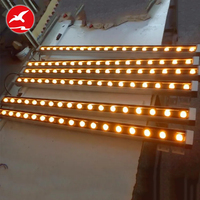 Control Dmx512 disponible aleación de aluminio Ip65 36W luz montada en la pared al aire libre Rgb luz de la arandela