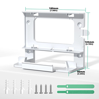 Support mural Starlink Gen 3 - Support ABS 2-en-1 pour routeur et alimentation, type fixe