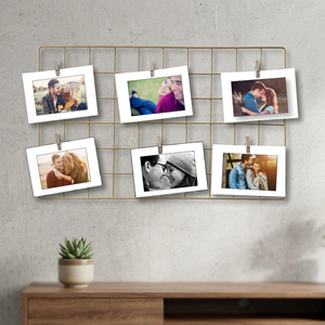 El marco de fotos rústico brinda una cálida sensación vintage a tus fotos, marco de fotos minimalista, líneas limpias para una pantalla moderna - Product Image 6