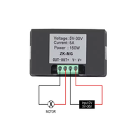 Contrôleur de vitesse réglable PWM Baixinda 150W 5V/12V/24V, kit module moteur, interrupteurs rotatifs variables en continu (montage par soudure)