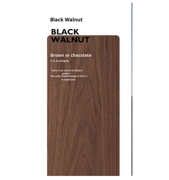 North American FAS grade black walnut wood