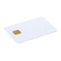Weiße Inkjet-PVC-ID-Karte mit SLE4428-Chipkontakt-Smart-IC-Karte
