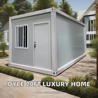 Dyce Petite Maison Conception Résidentielle Préfabriquée Conteneur de Rangement Chambre Salle de Bain Extérieure Structure en Acier Maison Conteneur