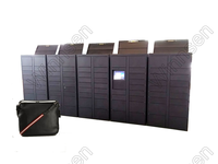 Système de casiers automatiques de location de bagages, casiers numériques électroniques de location de plage avec service libre et Wi-Fi