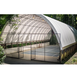 Modern Outdoor Tennis Court Ceiling <b>Tarp</b> Steel Frame Low-Priced PVDF Membrane Structure Roof Parks Playgrounds Scenic Areas - Product Image 3