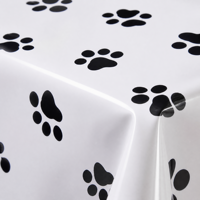 Nappe jetable en plastique à imprimé tigre, imperméable, orange et noire, décoration de fête d'anniversaire sur le thème de la jungle et du safari