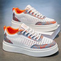 Chaussures de sport respirantes personnalisées pour hommes, style décontracté, pour le printemps, l'été et l'automne, idéales pour la marche et les activités de plein air.