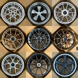 Jantes en aluminium forgé 21 pouces, 6061-T6, 5x130, blanc et noir, pour <span class=keywords><strong>Porsche</strong></span> Taycan - Product Image 4
