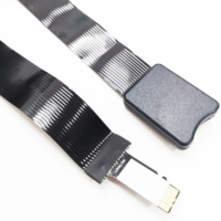 Câble d'extension noir ou blanc AWM 20624 pour GPS/ORDINATEUR/CAMÉRA, carte SIM vers prise Micro SD femelle, 25cm