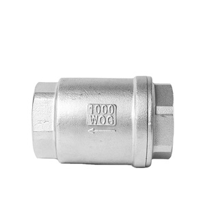 Cnjs Thép Không Gỉ 304 Npt Bsp Một Cách Không Trở Lại H12 Kiểm Tra Van Chủ Đề Mùa Xuân Tải Dọc Kiểm Tra Van - Product Image 2