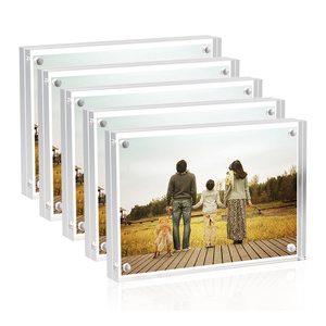 <b>4x6</b> Acrylic Photo <b>Frame</b> Magnet Picture Photo <b>Frame</b> - Product Image 1