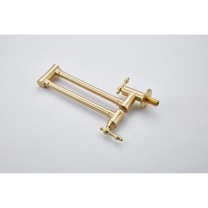 Grifo de Cocina Plegable para Montar en la Pared, de Aleación de Zinc, para Espacios Pequeños, Operación Manual - Product Image 4