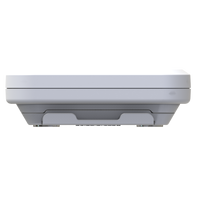 Termometer Digital LCD Nirkabel Plastik untuk Dalam Ruangan, Jam, Termo-Higrometer, Stasiun Cuaca, Pengontrol Suhu, Baterai