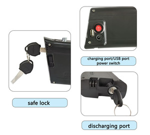 Batería de Tubo Interno de 36v 10.5ah para Bicicletas Eléctricas EBIKE20 DESIGN 4 3 F.lli Schiano Galaxy 20 NCM EASYBIKE EBike Lyon 20 <span class=keywords><strong>Opia</strong></span> Milano 2.0 X plorer EF3 - Product Image 2