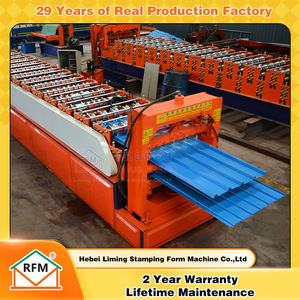 Machine <span class=keywords><strong>de</strong></span> formage à rouleaux pour la fabrication <span class=keywords><strong>de</strong></span> tuiles <span class=keywords><strong>de</strong></span> toit à double couche Hebei Liming, prix <span class=keywords><strong>de</strong></span> la machine <span class=keywords><strong>de</strong></span> fabrication <span class=keywords><strong>de</strong></span> tôles <span class=keywords><strong>de</strong></span> toit IBR d'occasion - Product Image 4