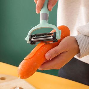 Utensilio de Cocina Multifuncional 3 en 1, Ecológico, de Plástico PP, para Pelar, Rallar Verduras, Frutas, Patatas, Zanahorias y Rábanos - Product Image 4