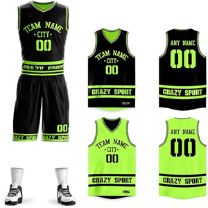 Nouveau design personnalisé, vente en gros, ensemble d'uniformes de basket-ball pour hommes, maillot et short à séchage rapide par sublimation, uniformes de basket-ball Oem - Product Image 1