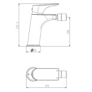 HY-80810030 new desgin factory direct luxury ottone monocomando rubinetto <span class=keywords><strong>bidet</strong></span> moderno wc <span class=keywords><strong>bidet</strong></span> mixer rubinetti - Product Image 6