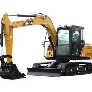 Động cơ thứ hai tay thiết bị máy móc Sany sy55c/sy60c/sy75c/sy95c 6 tấn Crawler thủy lực Digger Sany sử dụng máy xúc