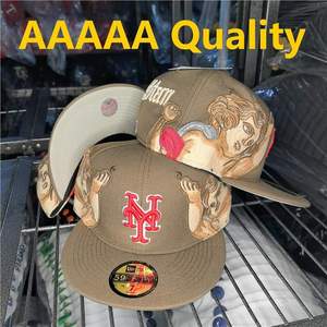 Gorra 59Fifty Ajustada de Ala Plana para Hombre, Nueva Colección 2025, Estilo Vintage 6 Paneles, Cierre Snapback, Equipo MLLB, Era Jon Stan 5A - Product Image 6