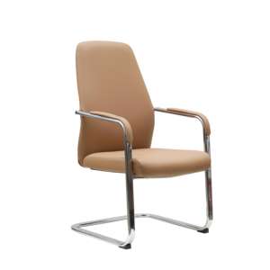 Hochwertiger Lederstuhl mit Bogenrahmen - Product Image 5