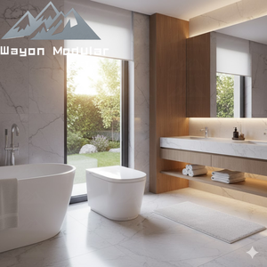 WC intelligent en céramique intégré Wayon AI avec pompe <span class=keywords><strong>de</strong></span> surpression automatique <span class=keywords><strong>de</strong></span> chasse d'<span class=keywords><strong>eau</strong></span> certifiée CE SASO modèle WW-ZBQ - Product Image 4