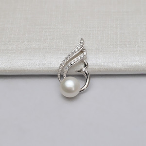 Colgante de Plata S925 con Diseño de Pavo Real, 8-9 Piezas, Accesorios Personalizados para DIY, Base Vacía Semiterminada, Joyería de Perlas 630 - Product Image 3
