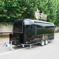 WECARE Concession Foodtruck Remorque de Restauration Mobile Food Truck Shawarma Grill Glaces Italiennes Food Truck Taco avec Congélateur