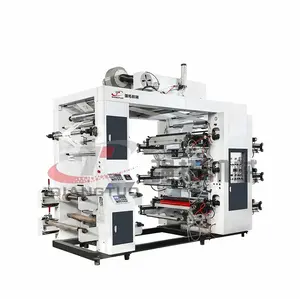 Automatisering China 6 Kleuren Oefenboek Flexo Afdrukken Papieren Zak Maken Machine Prijs