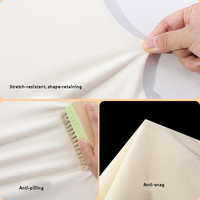 T-shirt personnalisé pour femme, col en U, manches longues, en polaire épaisse double face 280 GSM, polyester élasthanne, anti-boulochage, résistant à la décoloration