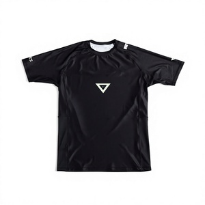 เสื้อรัดกล้ามเนื้อสำหรับบราซิลเลียนยิวยิตสูแบบไม่ใช้ผ้าป้องกัน (No Gi) ขายส่ง รับสั่งทำลายพิมพ์ ยืดได้ 4 ทิศทาง แห้งเร็ว ผู้ผลิต OEM - Product Image 5