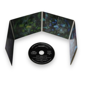 Abstract Art Full Color Printed 8 Panel Fold-out Cardboard <b>CD</b> <b>Wallet</b> For Music Album Disc Packaging - Product Image 1