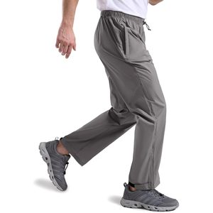 Pantalones de Lluvia Ligeros para Hombre, Impermeables, Resistentes al Viento, Plegables, para Senderismo y Actividades al Aire Libre, Cintura Elástica, Cierre de Cremallera, para Todas las Estaciones, 100% Poliéster - Product Image 2