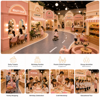 Conjunto de Equipos de Juego Suave Comercial, Color Pastel, para Mercado, Ciudad, Jardín, Isla de Asientos, con Certificación TUV, para Zona Infantil de Centro Comercial