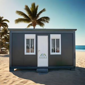 High Quality Prefab Modular Farmhouse Bedroom Sandwich Steel Flat Pack Container House Office Building Workshop - Product Image 2