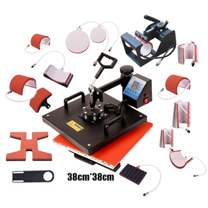 Máquina de Prensa de Calor 15 en 1 <span class=keywords><strong>para</strong></span> Sublimación de <span class=keywords><strong>Ropa</strong></span>, 38*38cm - Product Image 1